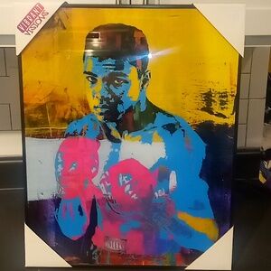 TAK Art Mohammed Ali Framed